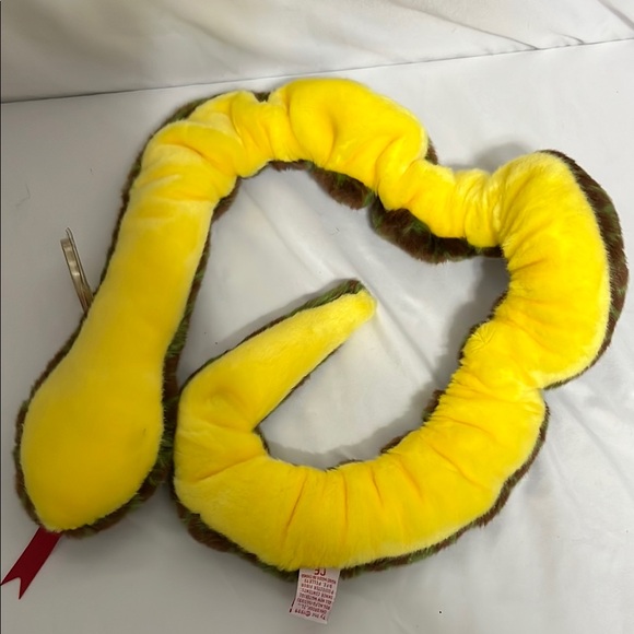 Ty Beanie Babies Green Snake Plush - Picture 2 of 4